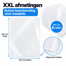 Anti Krab Vellen Kat – 8 XXL Meubelbeschermers – 43,2 x 30,5 cm – Transparante Zelfklevende Krabfolie – Op Maat te Knipp