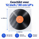 LP Binnenhoezen - 25 stuks – Antistatische Platenhoezen voor 12 Inch Vinyl – 30,8 x 30,8 cm – Beschermhoezen voor LP Pla