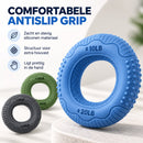 Handknijper Set van 3 – Grip Trainer met 6 Weerstanden – 10 t/m 60 LB – Handtrainer voor Grip, Handen, Polsen & Onderarm
