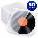 LP Binnenhoezen 50 stuks – Antistatische Platenhoezen voor 12 Inch Vinyl – 30,8 x 30,8 cm – Beschermhoezen voor LP Plate