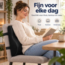 Lendensteun voor Bureaustoel & Auto – Rugkussen – Rugsteun met Memory Foam – Ademend Mesh – Verstelbare Banden – Voor Ka