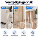 Anti Krab Vellen Kat – 8 XXL Meubelbeschermers – 43,2 x 30,5 cm – Transparante Zelfklevende Krabfolie – Op Maat te Knipp