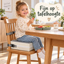 Stoelverhoger Kind – Zitverhoger voor Eetkamerstoel – 32 x 32 x 8 cm – Booster Seat met Verstelbare Riemen – Afneembare 