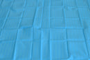 Douchegordijn - Blauw - 180 cm x 180 cm - Inclusief ringen - Anti Schimmel - Polyester - Badgordijn