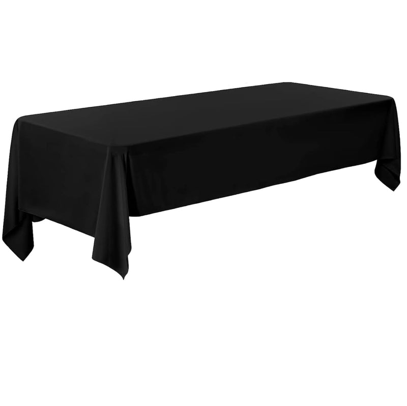 Tischdecke Luxus - 260x150 cm - Schwarz - Wasserabweisend - Tischdecke - Tischdecke - Tischdecken - Baumwolltischdecke