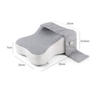 Kniekissen fürs Bett – Weiß – Orthopädisches Kniekissen – Beinkissen – Seitenschlafkissen – Seitenschlafkissen fürs Bett – Hüftbeschwerden