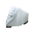Motorradabdeckung - wasserabweisend - 250 x 140 cm - Silber mit Reflexion - Motorradabdeckung außen wasserabweisend - Motorradabdeckung