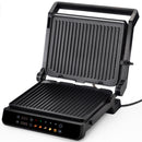 Chefino Forza Digitale Contactgrill - XL - 2000W - PFAS-vrij, uitneembare platen & 5 kookstanden - Groot Formaat - Tosti ijzer - Panini maken - Grill Apparaat - 180 graden uitklapbaar - Tosti Apparaat