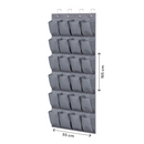 Schoenenkast Hangend - Schoenenzak 24 vakken - Opbergen van Schoenen aan Deur - Grijs