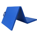 Sportmat Opvouwbaar - Blauw - 180 x 60 x 5 cm - Extra Dik - Opvouwbare Yogamat - Inklapbare Fitnessmat - Vloermat voor Yoga, Meditatie, Sport en Turnen - Turnmat