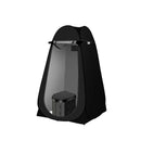 Pop-up Douchetent & Toilet Tent – Camping Douchetent met Opvouwbaar Toilet – Privacy Tent Camping, Festival & Strand – Inclusief Draagtas, Grondpinnen en Scheerlijnen – 190 cm Hoog – Zwart
