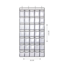 Schoenenkast Hangend - Schoenenzak 35 vakken - Opbergen van Schoenen aan Deur - Schoenenzak Wit - Oplossing voor rondslingerende schoenen - Hoogwaardige Schoenenkast