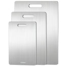 Chefino Titanium Snijplanken Set 3-delig – Antibacterieel Titanium Snijplank – Krasvast, Microplasticvrij & Vaatwasserbestendig – Duurzame Snijplanken voor Groente, Vlees & Vis