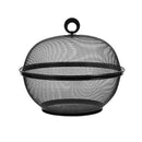 Arbeitsplatten-Organizer – Schwarz – zusammenklappbar – Küchenregal für Gewürze – Gewürzregal