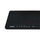 Inductiekookplaat 2-pits – Smart Touch-bediening, Timer, 1800W per Zone – Zwart Kristaloppervlak – Veilige Kookplaat met Kinderslot