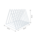 LP Opbergsysteem - Wit - LP Kast - LP Houder - Lp Opbergrek - Langspeelplaat Organizer - Elpee Opbergsysteem