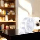 Doppelseitiges Klebeband extra stark – 300 cm x 25 mm x 2 mm – transparent – ​​selbstklebendes Klebeband – Rolle Haushaltsklebeband