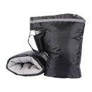 Handmoffen - Zwart - Extra Gewatteerde Fietswanten - Geschikt voor Fietsen, Motoren en Scooters - Handverwarmers - Fietsmoffen - Scooter Handschoenen