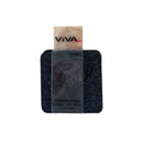 Untersetzer – Schwarz mit Geweih – 4 Stück – Filz – doppelseitig – Tischschutz – Untersetzer für Gläser