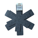 Pfannenschutz - 2 Stück - 38 cm und 30 cm - Filz - Schwarz - Optimaler Schutz Ihrer Pfannen - Pfannenschutz - Untersetzer