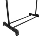 Verstelbaar Kledingrek met Hoek – Ruimtebesparend Design, Mobiel met Wieltjes, Duurzaam en Multifunctioneel – Ideaal voor Kleine Ruimtes en Garderobes