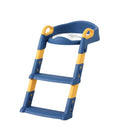 WC Verkleiner met Trapje - Potje voor Peuter - Toilettrainer met Opstapje - Blauw - Inklapbaar