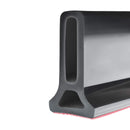 Wassersperre - Silikon - Schwarz - 1 Meter - Selbstklebende Dichtkante - Wasserschwelle - Duschschwelle