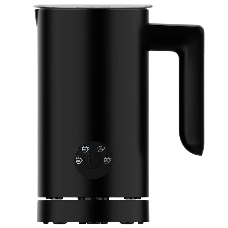 Melkopschuimer Elektrisch – Zwart – 4 Programma’s – Melkverwarmer en Melkklopper Electrisch – Perfect voor Cappuccino, Latte Macchiato en Chocomel