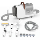 Carewat 6-in-1 Huisdier Stofzuiger en Trimmer Set – Professionele Hondentondeuse met Stofzuiger – Trimset Hond en Kat – Stil, Krachtig en Hygiënisch