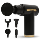 Carewat Massage Gun – Spiermassage Apparaat met 4 Opzetstukken – Draadloos – Stil – Oplaadbaar via USB-C – Spierontspanner voor Nek, Rug en Benen