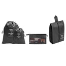 Packwürfel – Schwarz – 9-teiliges Set – Packwürfel Kompression – Optimale Kofferaufteilung (Kopie)