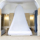 Klamboe - Wit - Muskietennet - Ronde Klamboe - Box Muggennet