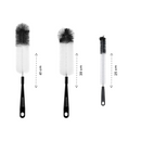 Flessenborstel Set 5-delig – Flessenreiniger voor Babyfles, Thermosfles, Waterfles en Karaffen – Lange Flessenborstels – Met Ophangoog