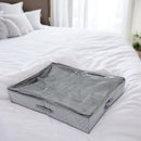 Schuhaufbewahrungstasche unter dem Bett – 2 Stück – Grau – 16 Paar Schuhe – Schuh-Organizer