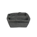 Handtaschen-Organizer – Bag in Bag – 11 geräumige Fächer – Grau – 27 x 17 x 9 cm (L x B x H) – Taschen-Organizer