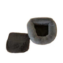 Autostoel Hond Achterbank - Grijs - Fluffy - 70 x 60 x 50 cm - Hondenmand Met Veiligheidsriempje Voor In De Auto - Automand Hond - Hondenstoel voor Grote Honden