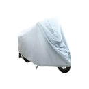 Motorradabdeckung - wasserabweisend - 250 x 140 cm - Silber mit Reflexion - Motorradabdeckung außen wasserabweisend - Motorradabdeckung