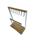 Sieradenrekje - Wit - Oorbellenrekje - Oorbellenhouder - Oorbellen Display - Oorbellenrekje - Sieradenrek - Sieraden Organizer