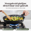 Gietijzeren Koekenpan Set 3-delig – Skillet Set Ø16, Ø19,5 & Ø24,5 cm –  Pre-seasoned Gietijzer – Geschikt voor Inductie, Gas, Oven & BBQ – Inclusief Siliconen Handgrepen