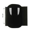 Accubeschermer Fiets - E-Bike Accu Beschermhoes Neopreen - Universeel Formaat - Waterdicht & Isolerend - Zwart - Reflecterend - Fietsbescherming Winter