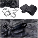 Mechanikerbezug - Schwarz - 2 Stück - Lederoptik - Autositzbezug - Mechanikerbezüge