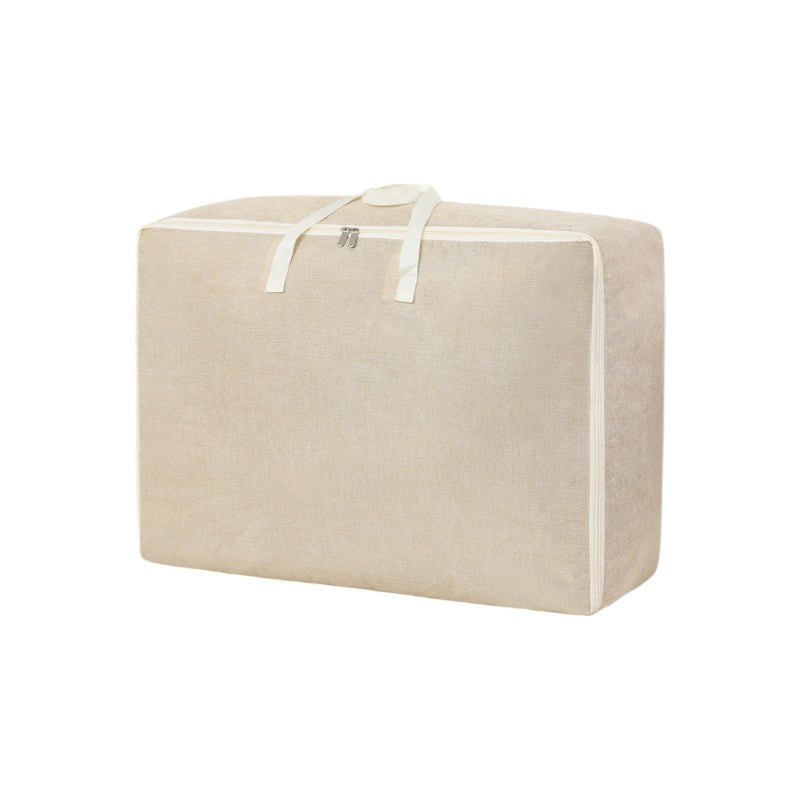 Aufbewahrungstasche XXL Bettdecke - Beige - 70 x 50 x 30 cm - Aufbewahrungstasche für Bettdecke und Kleidung - Kleidertasche XXL