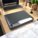 Conferentiemap met Rits - Conferentiemap A4 - Luxe Schrijfmap Opbergmap A4 - Documentenmap Werkmap - Kantoor Conferentie Map - Zwart