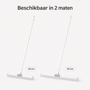 Vloertrekker met Steel – Douchewisser – Vloerwisser – Trekker voor Badkamer – Watertrekker – Vloertrekker 55 cm – Wit