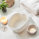 Fußbad - Weiß - 37 x 33 x 15 CM - Fußbad - Massagebad - Entspannung (Kopie)
