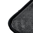 Trockentuch Badezimmer - 2 Stück - 50x35 cm - Grau - Mikrofasertuch - Autowaschlappen