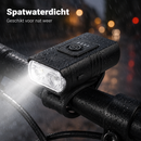 USB Oplaadbare Fietsverlichting Set – Voor- en Achterlicht – LED Fietslamp – Spatwaterdicht – Batterij-indicatie – Eenvoudige Montage