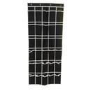 Schoenenkast Hangend - Schoenenzak 35 vakken - Opbergen van Schoenen aan Deur - Schoenenzak Zwart/Wit - Oplossing voor rondslingerende schoenen - Hoogwaardige Schoenenkast