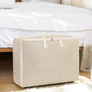 Aufbewahrungstasche XXL Bettdecke - Beige - 70 x 50 x 30 cm - Aufbewahrungstasche für Bettdecke und Kleidung - Kleidertasche XXL