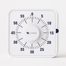 Leerklok 19 x 19 cm - Witte Timer voor Kinderen - Aftelklok voor Educatief Gebruik